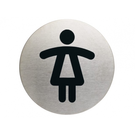Infobord pictogram Durable wc dames rond 83mm