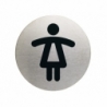 Infobord pictogram Durable wc dames rond 83mm