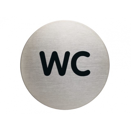 Infobord pictogram Durable wc rond 83mm