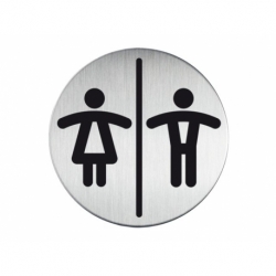 Infobord pictogram Durable toileten d/h rond 83mm