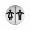 Infobord pictogram Durable toileten d/h rond 83mm