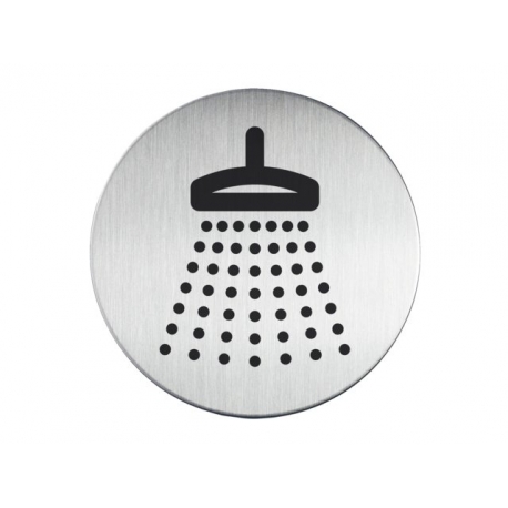 Infobord pictogram 83mm Durable douche
