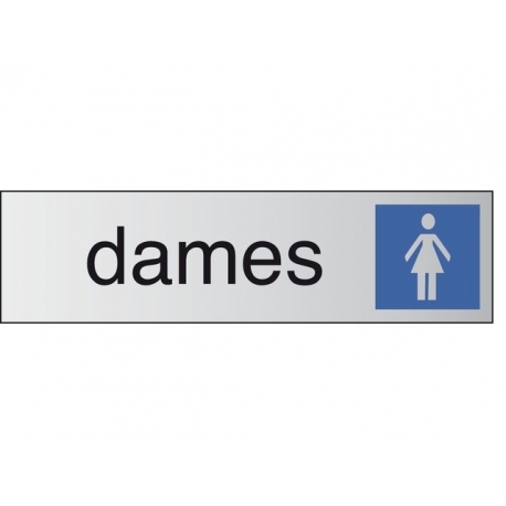 Infobord pictogram dames 165x44mm