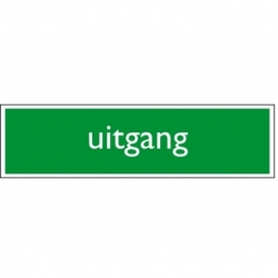 Infobord pictogram uitgang 165x44mm