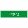Infobord pictogram uitgang 165x44mm