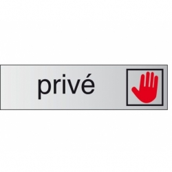 Infobord pictogram prive 165x44mm