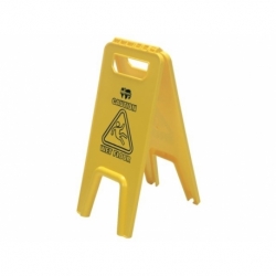 Waarschuwingsbord wet floor caution 67x28x4cm geel