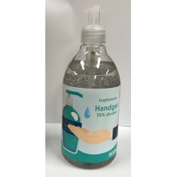 Desinfecterende handpomp alcohol handgel 75% 500ml