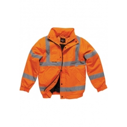 High Visibility Bomber Jacket - Geel